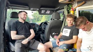 2 BOYFRIENDS RAW BREEDING by 2 SLEAZY Lads CAMPER-VAN Raw Road Nation - BussyHunter.com