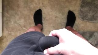 Ripping Black Underwear off then Cumming on it nmctstud - BussyHunter.com