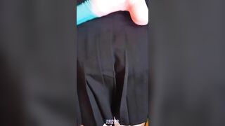 Step Trans Sis Touching a Crossdresser under his Skirt and Fuck his Tight Ass puffikpuff