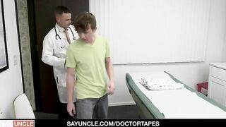 Handsome Patient Bareback Ass Drilled and Fingered by Nasty Doctor SeeBussy.com