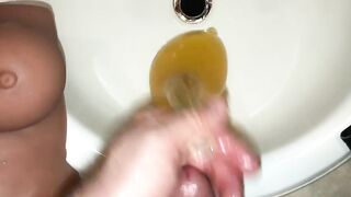 Fan Request; Piss Fucking my Sex Doll with a Condom on Inflating that Pussy Jetsfan1983 - BussyHunter.com