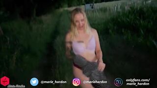 College Teen Slut Fucked Hard by a Stranger - Late Night Dogging with a BBC Marie Hardon - BussyHunter.com