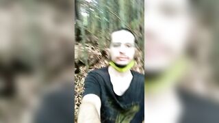 Exhibitionist masturbating in the woods, jerking-off outside nathan nz - Amateur Gay Porno