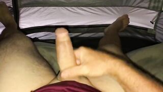 She Left me alone High and Dry so I had to Finish myself off while in the Tent Jetsfan1983 - BussyHunter.com