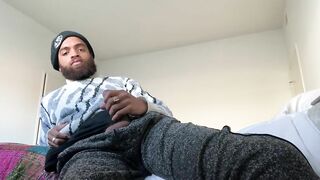 Jerking thick cock in sweats Mount Men Rock Mercury Masturbation Rock Mercury - Amateur Gay Porno