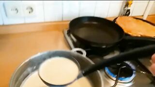 'crepes with Cream' - Cuming on Food KOZZYPRODUCTION - BussyHunter.com