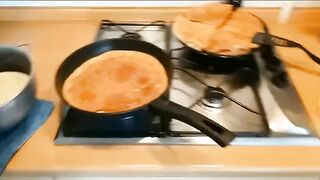 'crepes with Cream' - Cuming on Food KOZZYPRODUCTION - BussyHunter.com