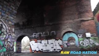 2 TRADIES - I GRAFFITI COCKNEY THUG GETS STOPPED IN HIS TRACKS.... Raw Road Nation - BussyHunter.com