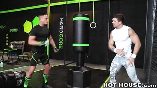 Sebastian Kross Fucks Hard at Gym Hot House - BussyHunter.com