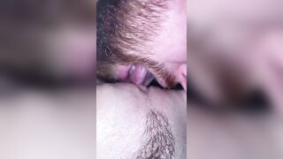 Gloved up Pussy Worship - Husband Eats up his Huge Cum Shot from his Wifes Pussy Jetsfan1983 - BussyHunter.com