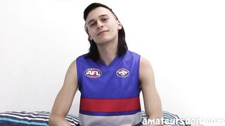 Bigger Than A Coke Can Monster Thick Hung Aussie AFL Sports Amateur First Porn Shoot Australian Amateurs Do It - BussyHunter.com