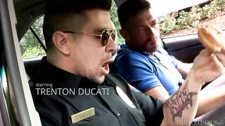 Trent Ferris Rides Hard Cop Cock Pride Studios - BussyHunter.com