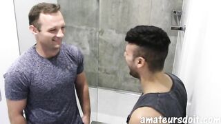 Australian Gym Fit Jocks get Naked at Home & Flex those Fit Bodies and then Fuck on Camera Australian Amateurs Do It - BussyHunter.com