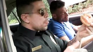 Daddy Cop Seduces Twink Pride Studios - BussyHunter.com