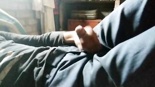 Desi Indian Big Cock Handjob on Bed Desimast - BussyHunter.com