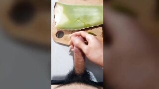 How to Masturbate the Penis with Aloe Vera Lube Gel and Ejaculate a Lot of Sperm - POV Tutorial Jon Arteen - BussyHunter.com