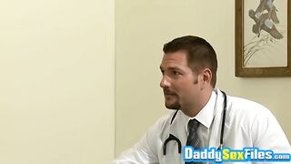 Doctor and Muscle Daddy have Rimming 3way with a Jock Daddy Sex Files - BussyHunter.com