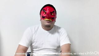 Japanese Chubby Man Ejaculates in Large Quantities using a Massage Gun tengu man - BussyHunter.com