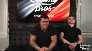 CreamyBros Casting Couch - Episode 1; Hot Latino Fucks Curt Cobain look Alike