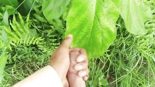 Big Cock Cumshot in Natural Garden, Outdoor Cumshot Desimast - BussyHunter.com