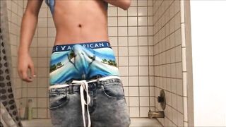 Shower Sagging 3 - SexySaggerYo sexysaggeryo - BussyHunter.com