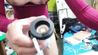 Guy Making BREAST TORTURE Pump Maximum Level Hard Electric Nipple Pump Anya brook - BussyHunter.com