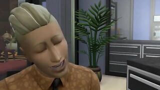 OFFICE - Boss Gets Dominated by Assistant Dirty Talk - Sims 4 SleazyLucky - BussyHunter.com