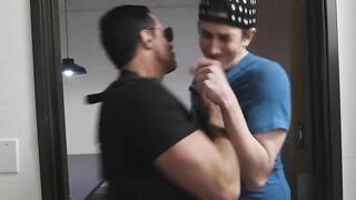 Army Jocks Teach Shy new Recruit how to Roughen up - DisruptiveFilms Disruptive Films - BussyHunter.com