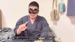 Japanese Chubby Man Checking his Sperm with a TENGA Microscope. tengu man - BussyHunter.com