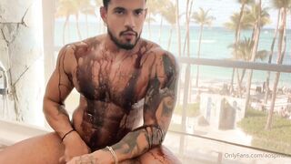 Alejo Ospina Jerk Off - Covered in Chocolate YUMM!