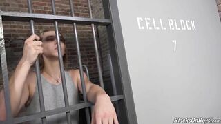 ares gets fucked by his black cellmate