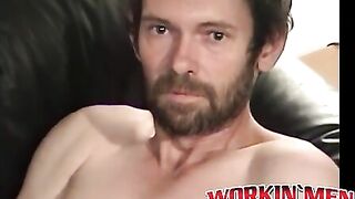 nasty old dude daniel loves spraying his cum all over