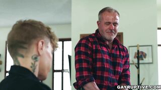 pervert old guy dale savage ass fucked harley xavier