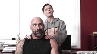 muscular coach drew sebastian fucked his student and got fucked