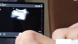 petite medical fetish stud barebacked in 3some at doctor