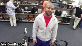 pawnshop owner throatfucking ebony customer