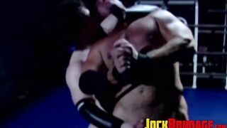 wrestler dominates his lover as he plays with his huge cock2