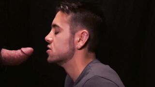 hot glory hole blowjob and deepthroat with twink and daddy2