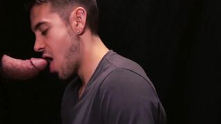 hot glory hole blowjob and deepthroat with twink and daddy2