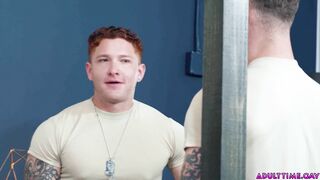 military privates jeremiah cruze and blain o connor fuck in sergeant s room