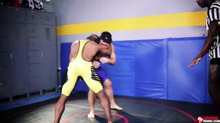 wrestling stud beau butler swallow every inch of that massive cock