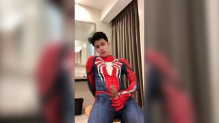 spiderman wants to cum twice