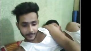 indian boys having fun on cam