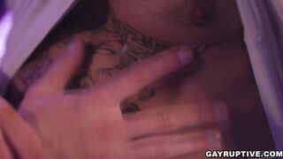 first passionate anal sex of a closeted man