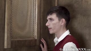 young catholic fucked raw after blowing in confession booth2