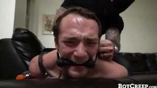 jock sub pounded and disciplined by creeper hunk