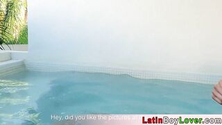 hot amateur latin teen fucking a big cock in the jacuzzi