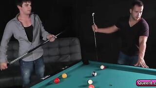 playing pool makes luke adams hard and wanting to drill ass