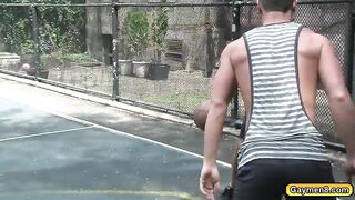 basketball hunks awesome anal fuck