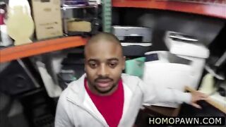 short black brave dudes gets his ass fucked deep by two cocks